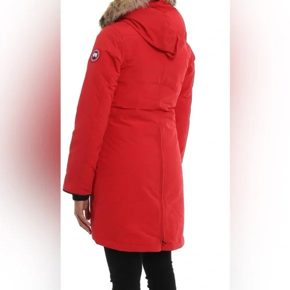 Canada Goose❤️Logo Hooded Down Coat